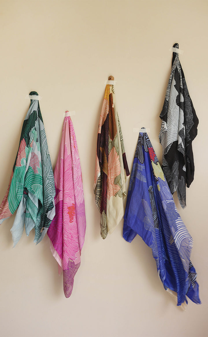 Modal Tapestry Shawls for Her