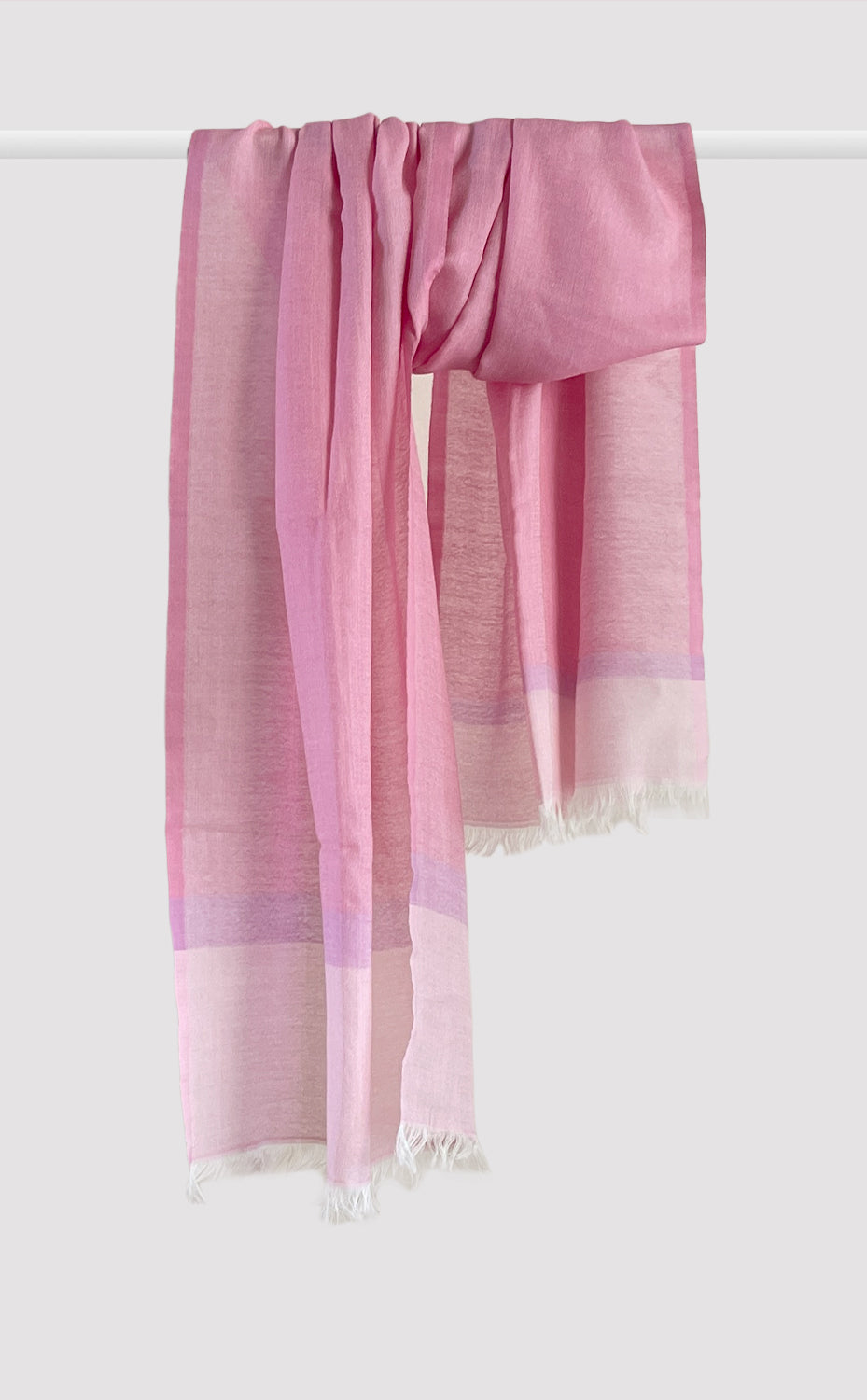 Rose Pop Merino Stole