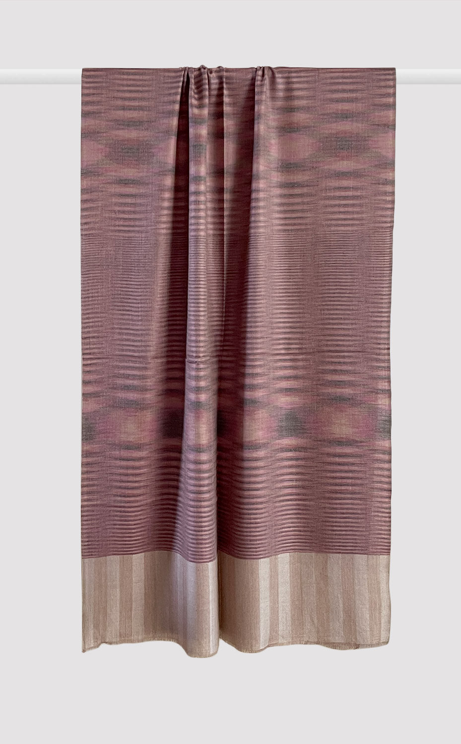 Cashmere Mauve Ikat Stole