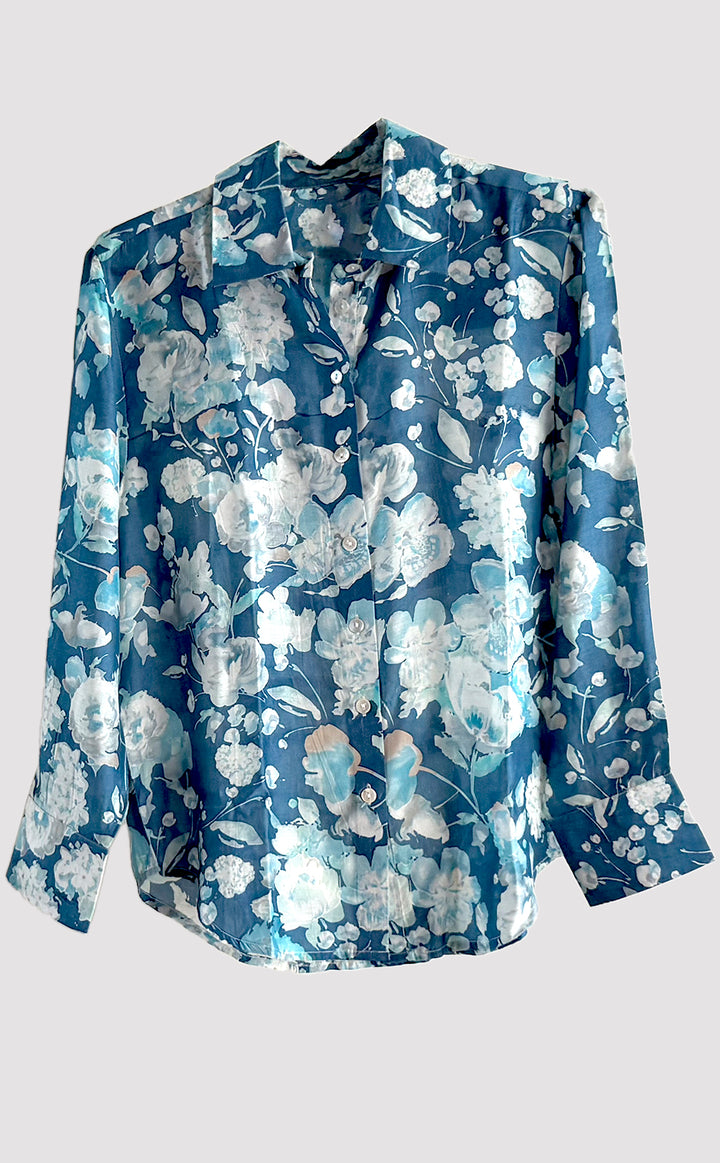 Cerulean Bloom Shirt