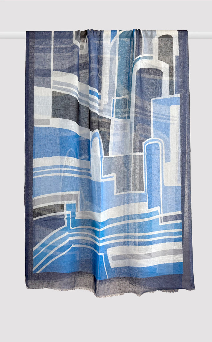 Santorini Linen Modal Stole