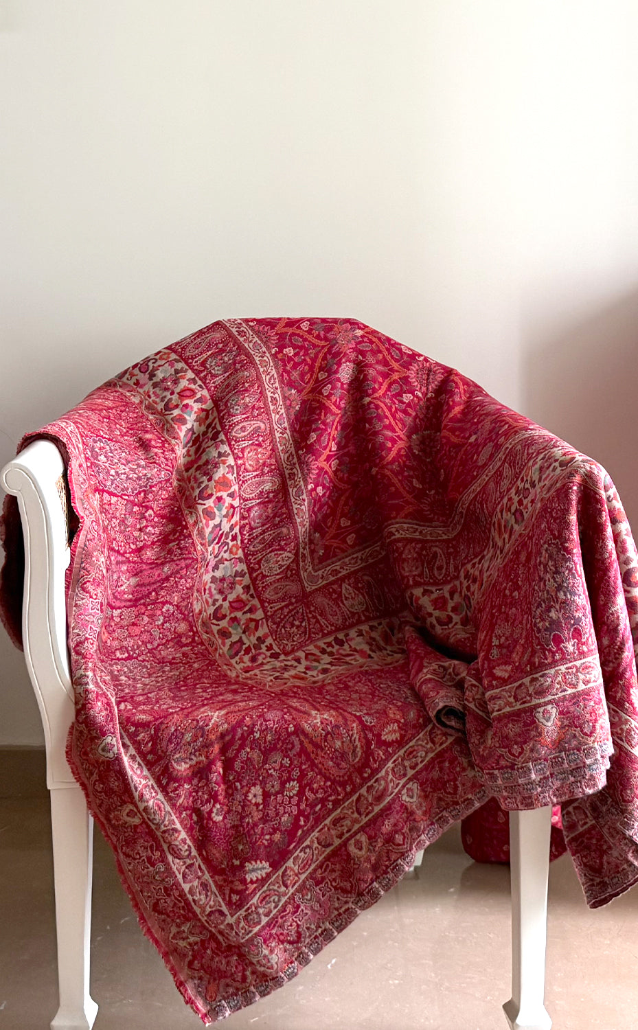 Red Paisley Bedcover