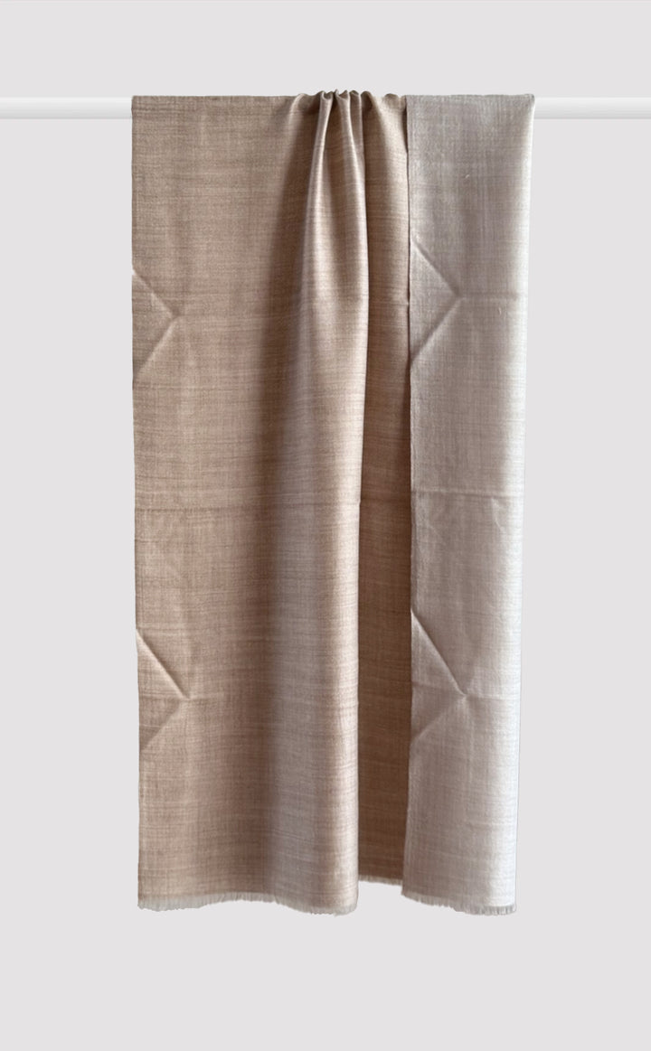 Pashmina Reversible Stole - Alabaster