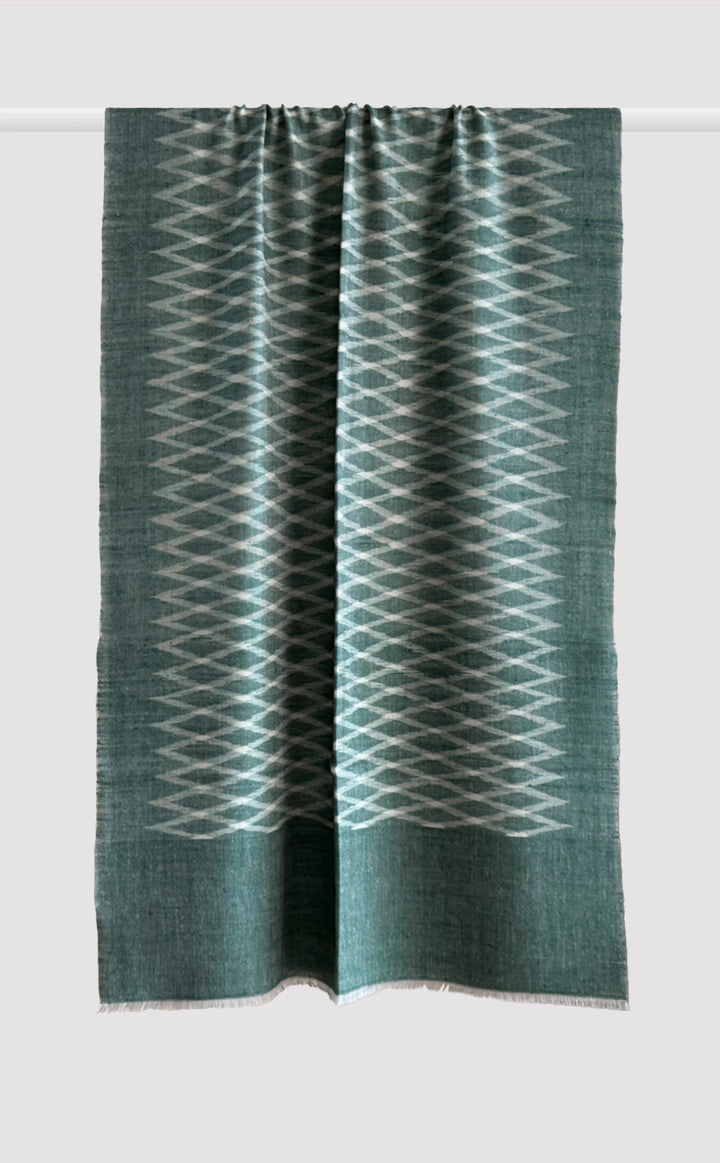 Emerald Lace Cashmere Stole