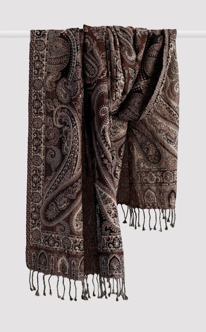Ember Wool Reversible Stole