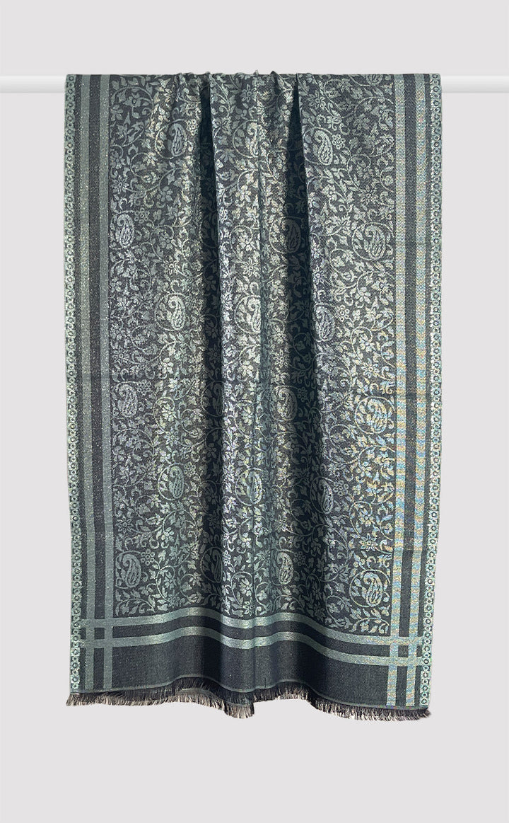 Fine Wool Zari Stole