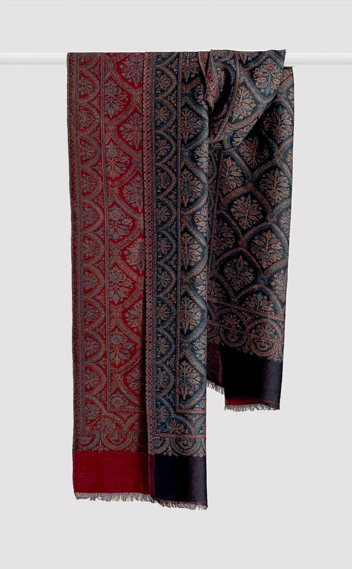 Maroon Kani Reversible Muffler