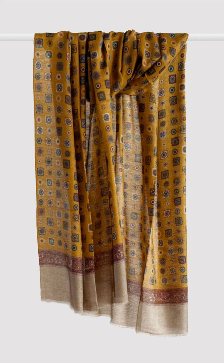 Ochre Motif Stole