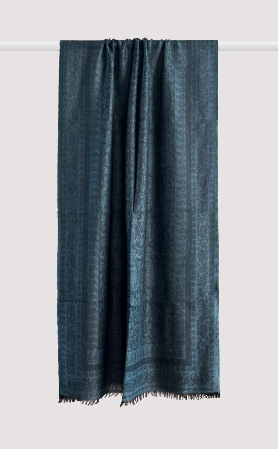 Mist Paisley Wool Jacquard