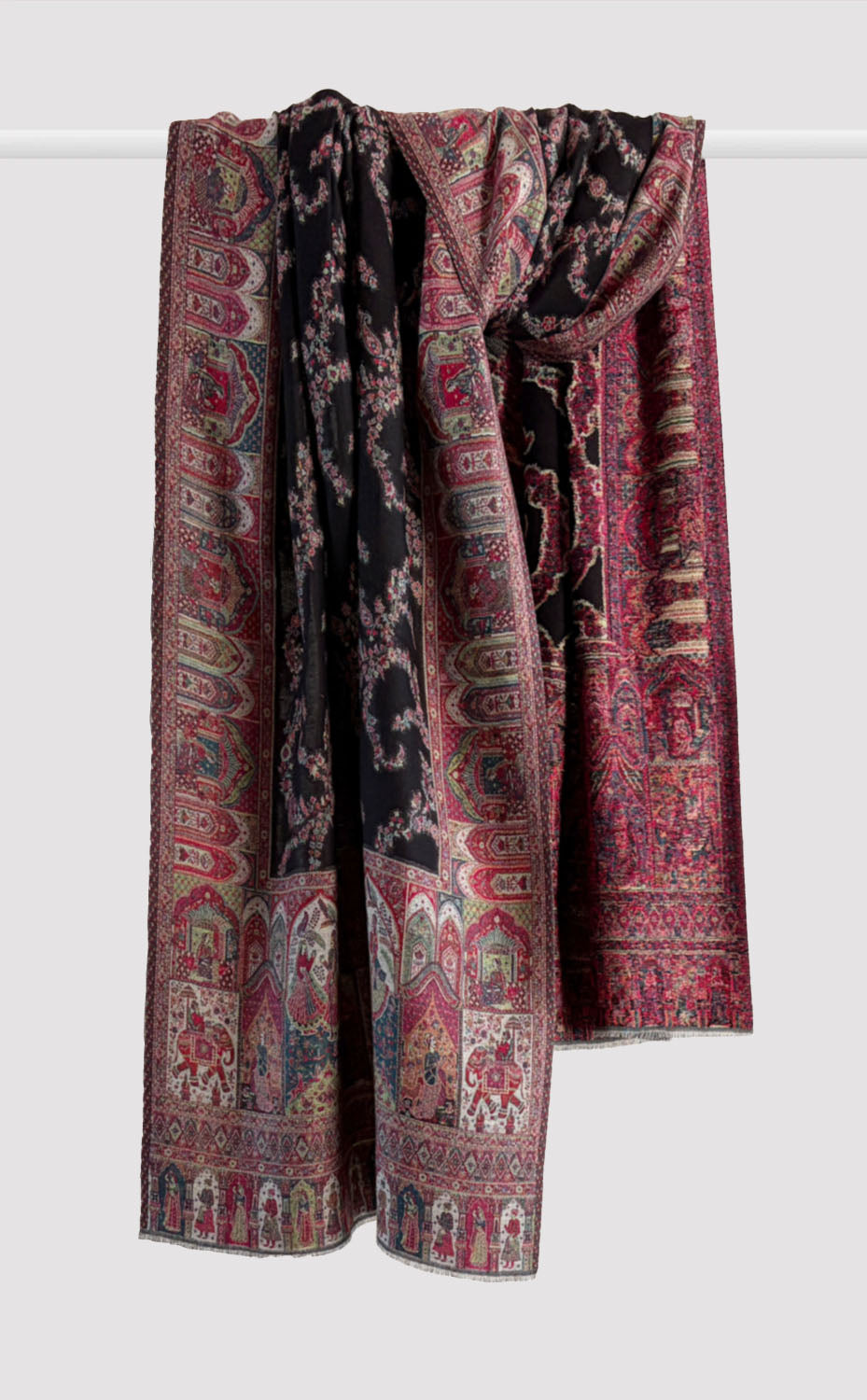 Kasturi Floral Kani Shawl