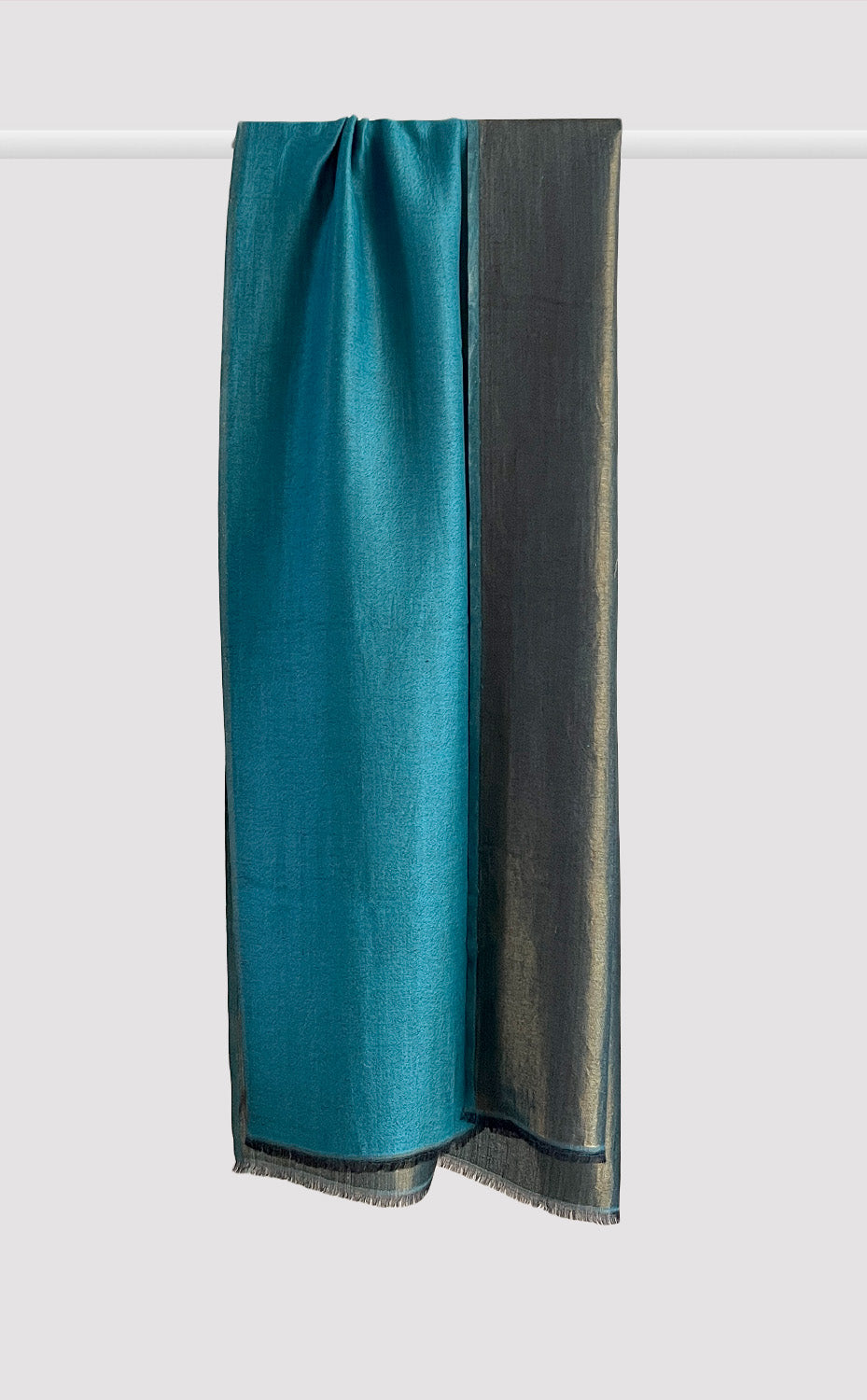 Zari Reversible Stole - Sapphire