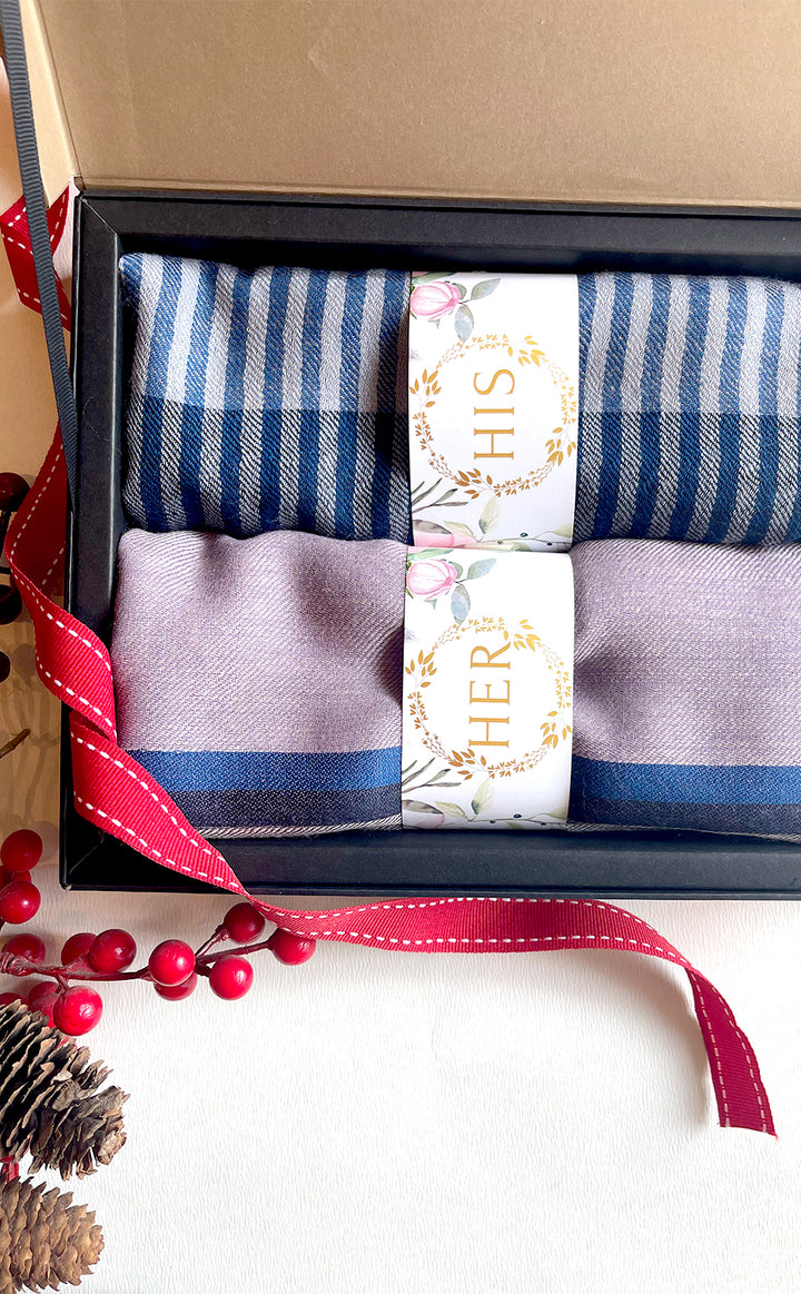 Indigo Line His and Her Set
