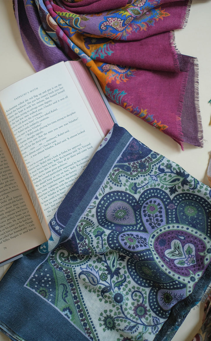 Lunar Paisley Stole