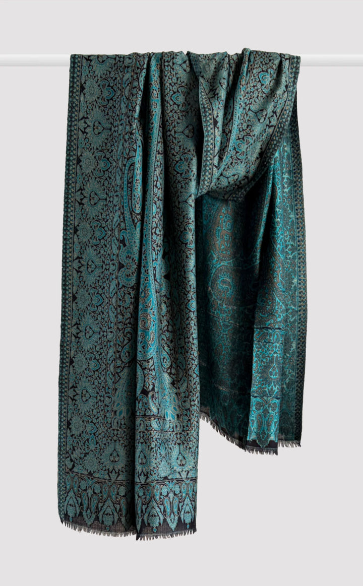 Asmani Paisley Kani Stole