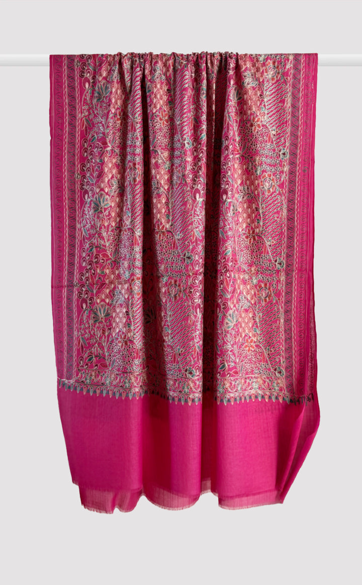 Azalea Spring Aari Embroidery Shawl