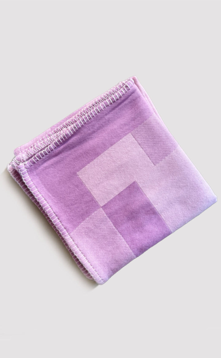 Pink Block Baby Blanket