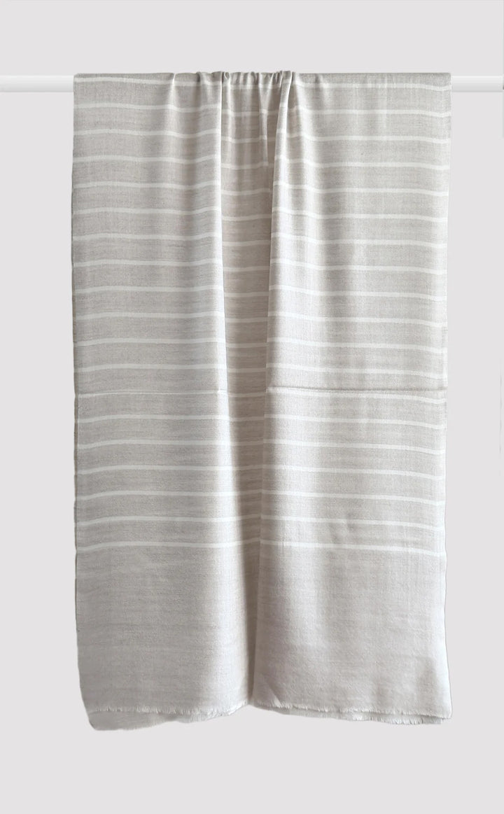 Fine Stripe Pashmina Stole