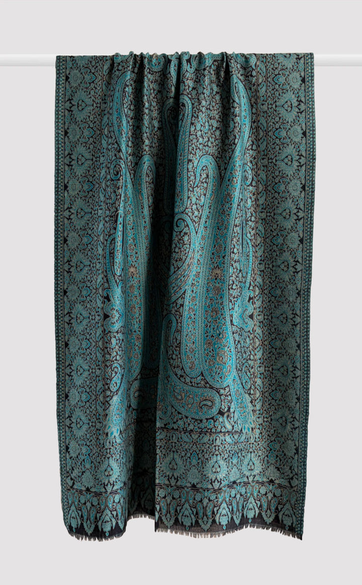 Asmani Paisley Kani Stole