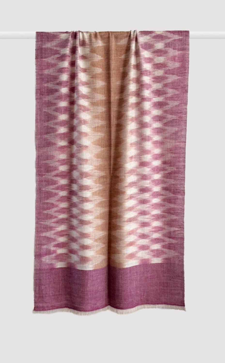 Pashmina Rosewood Ikat Stole