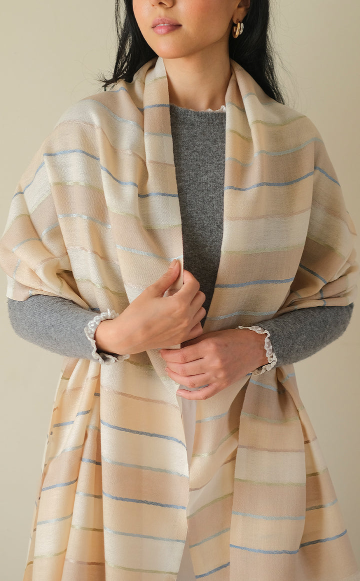 Toasted Ray Merino Stole