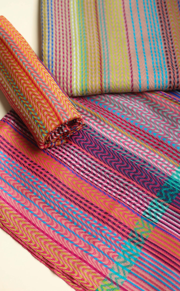 Berry Serenade Merino Stole