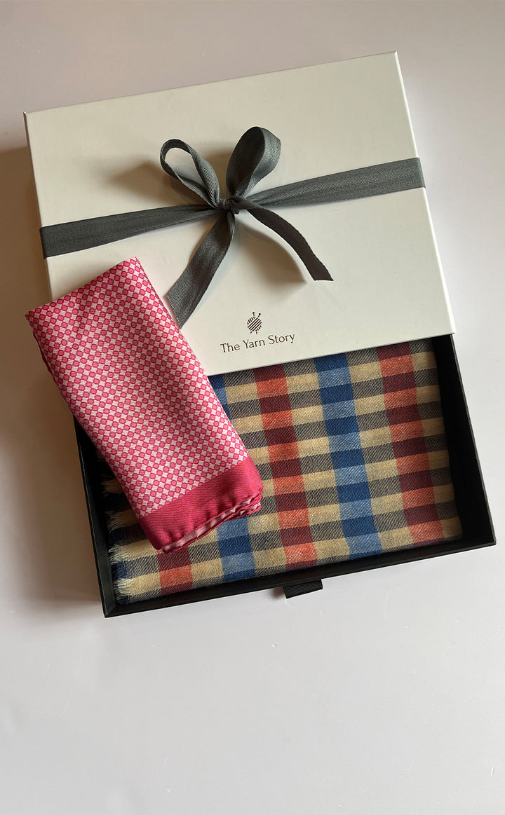 Pastel Plaid Set for Him