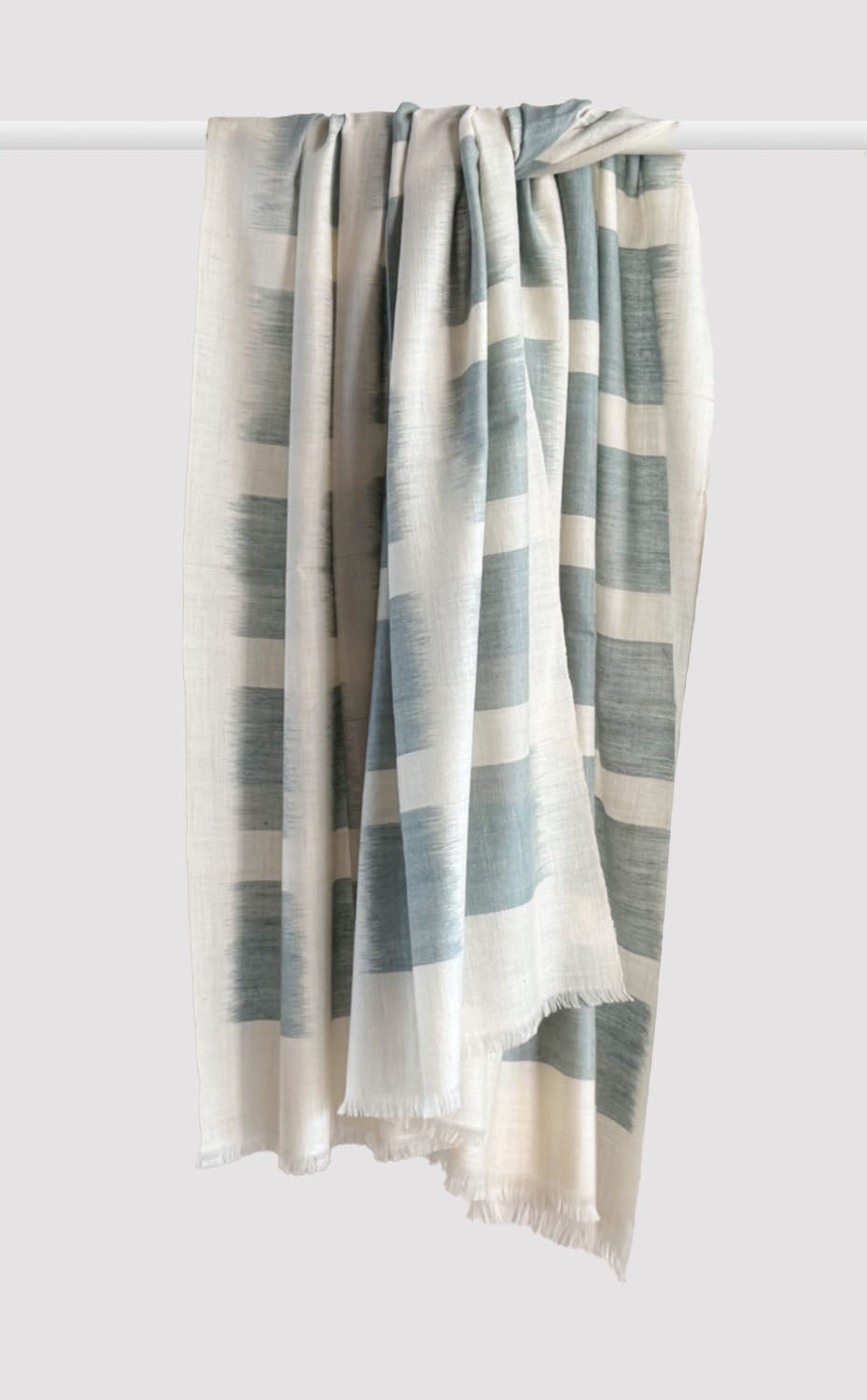 Pashmina Morning Mist Checkered Shawl