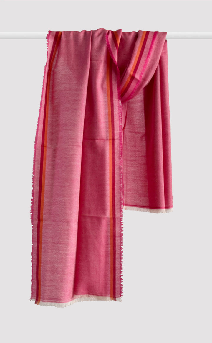 Blush Line Merino Stole