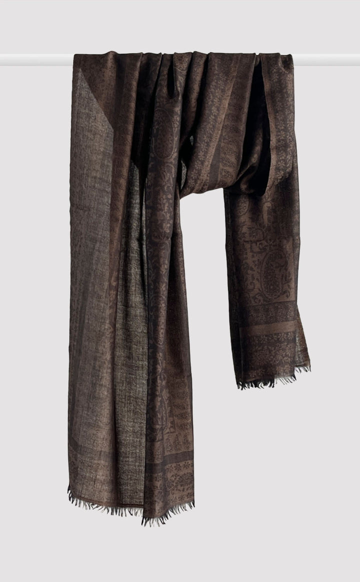 Cedar Paisley Wool Jacquard