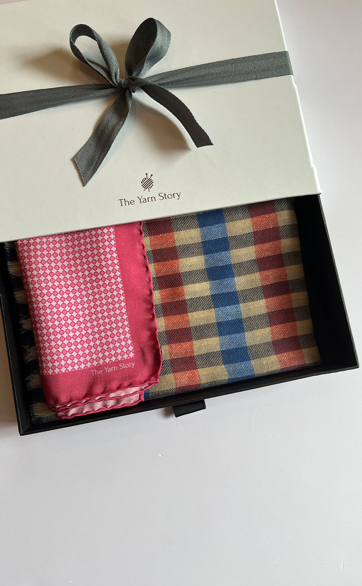 Pastel Plaid Set for Him
