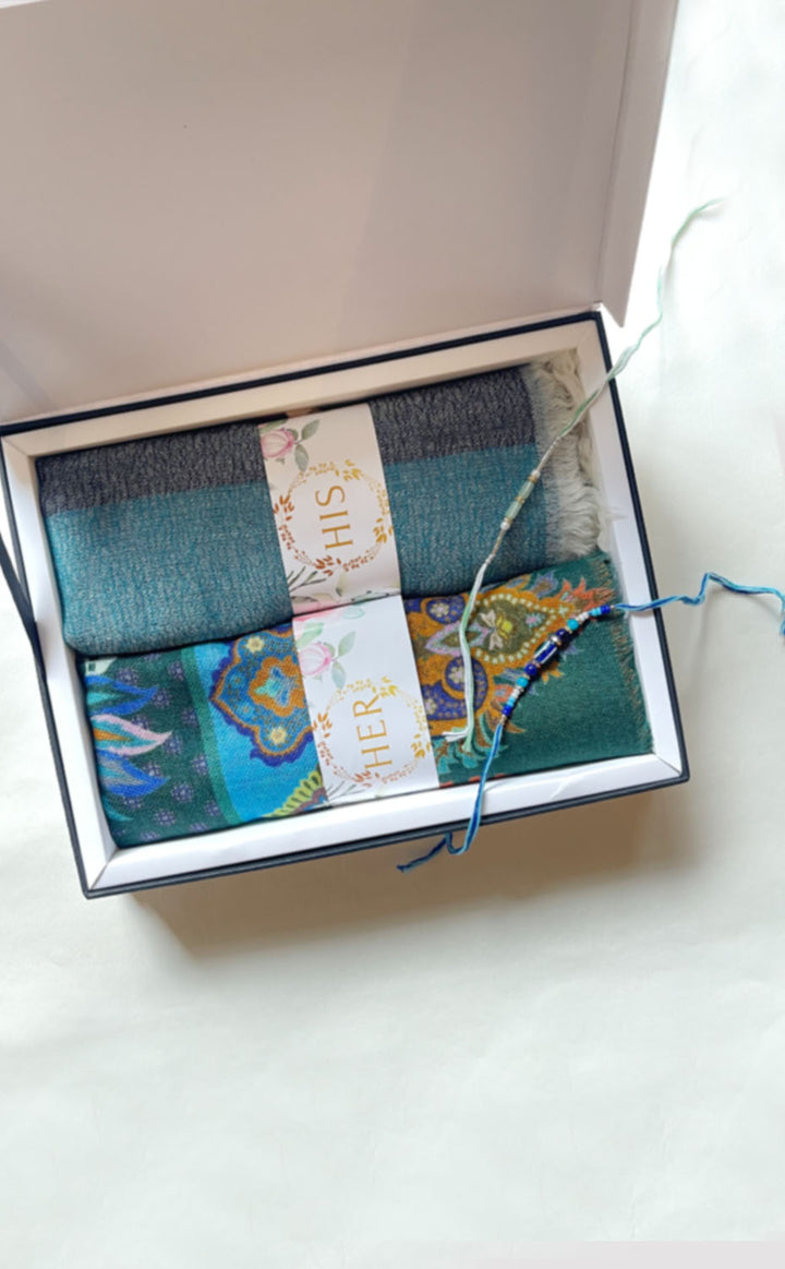 Tidal Teal His and Her Set