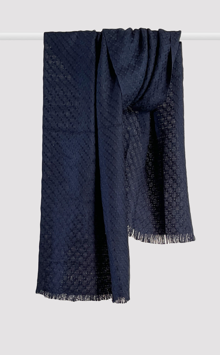 Navy Woven Muffler