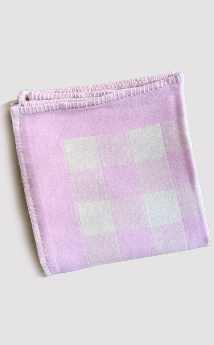 Blush Gingham Baby Blanket
