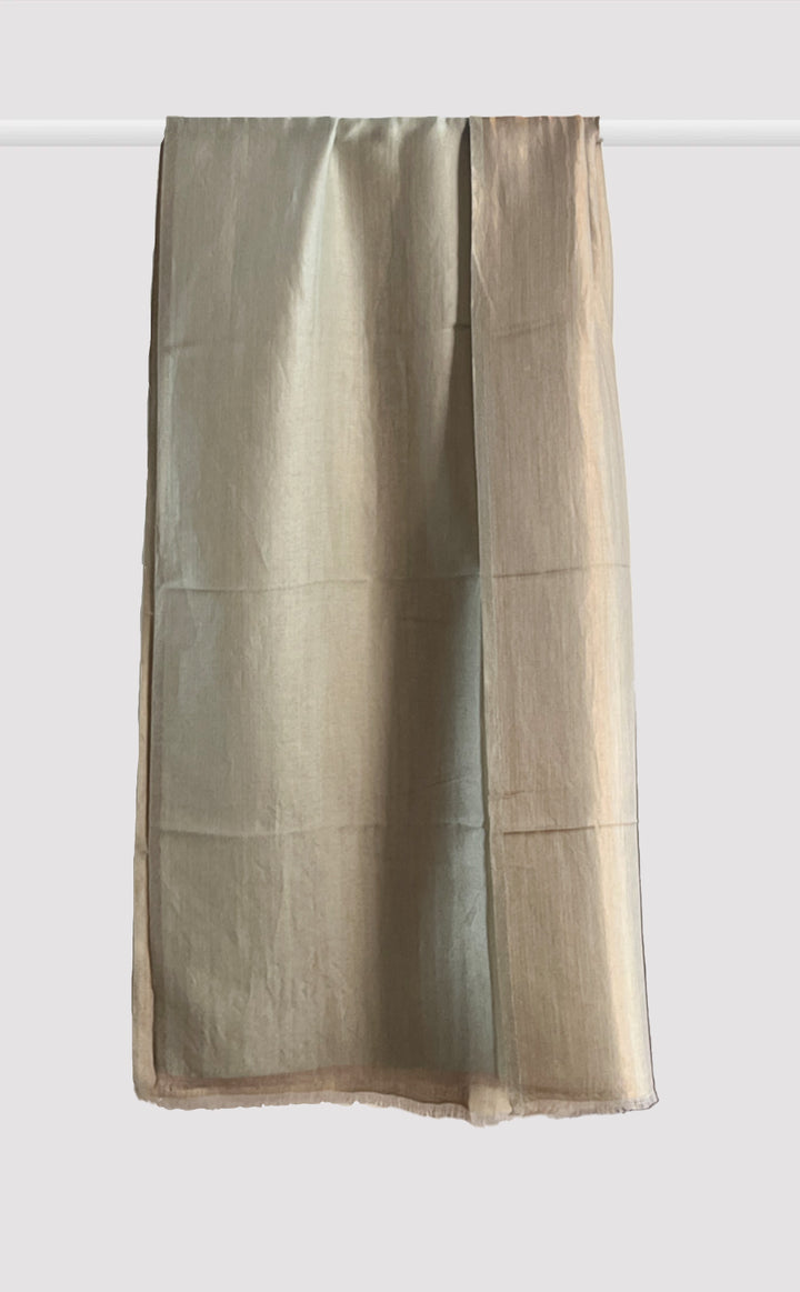 Zari Reversible Stole - Pista