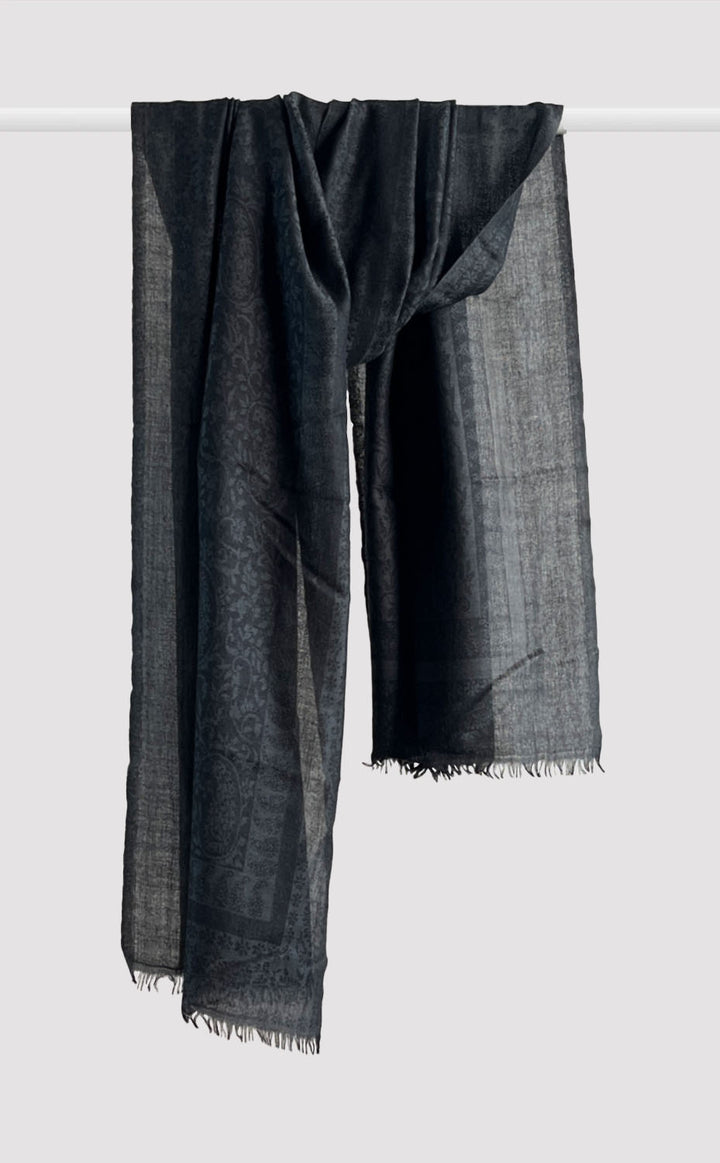 Cinder Paisley Wool Jacquard