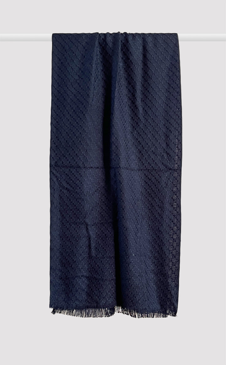 Navy Woven Muffler