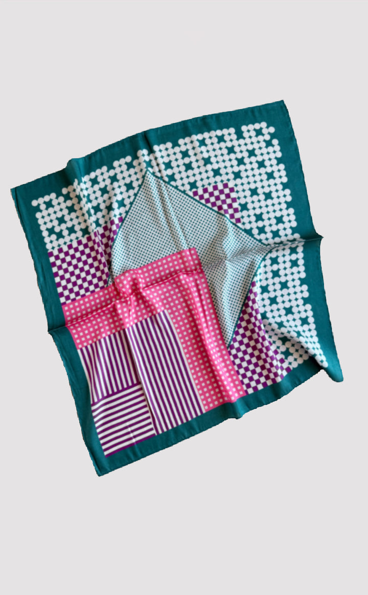 Puzzle Blue Bandana