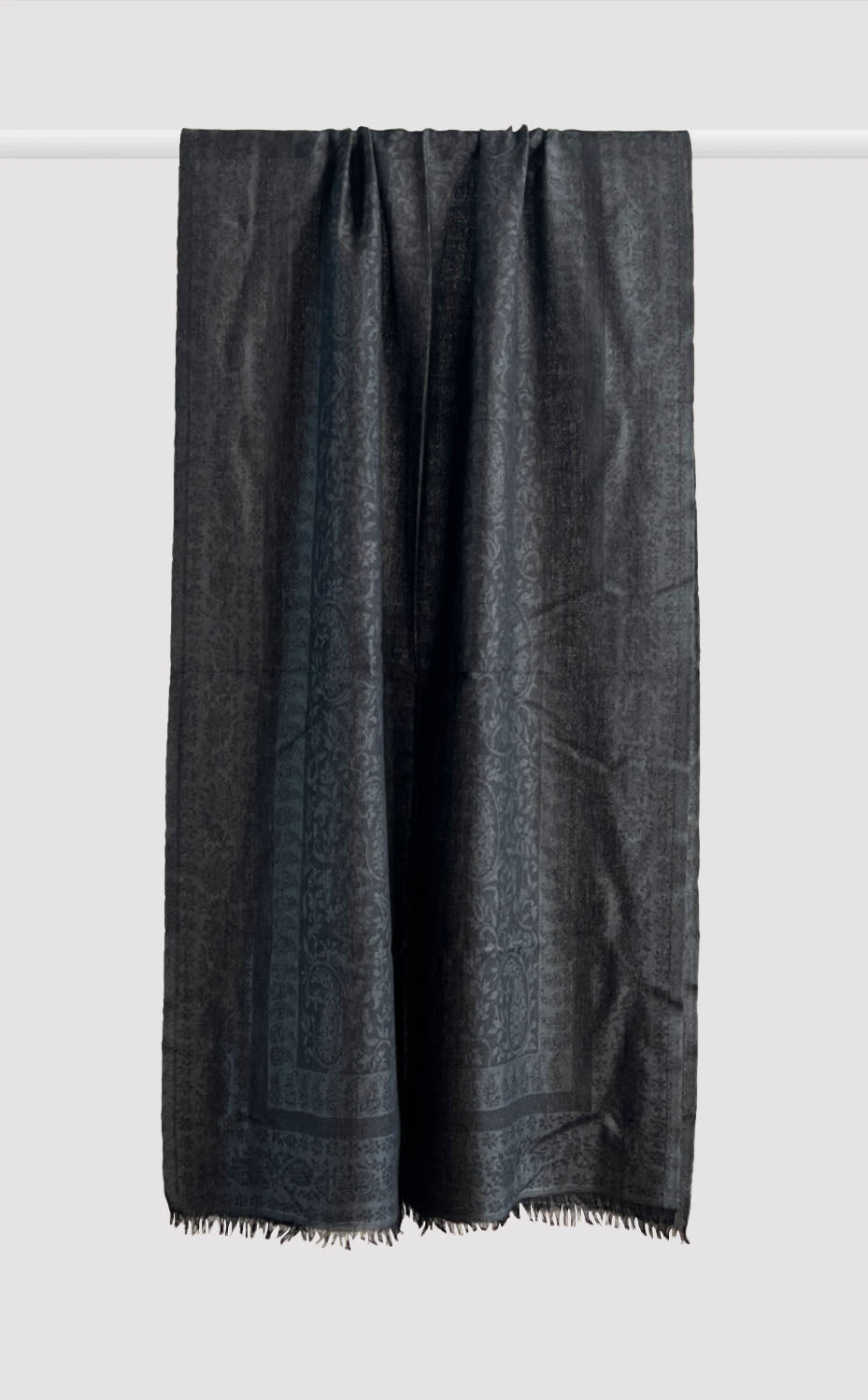 Cinder Paisley Wool Jacquard