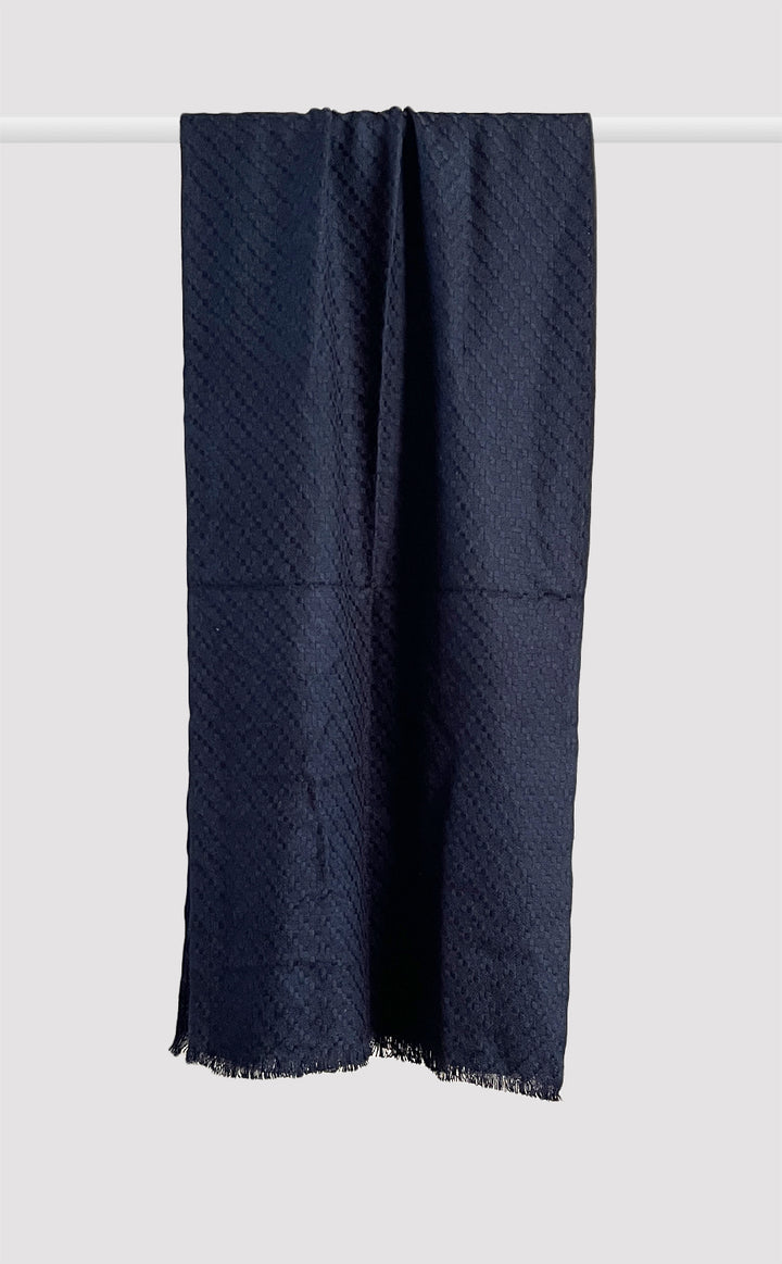 Navy Woven Muffler