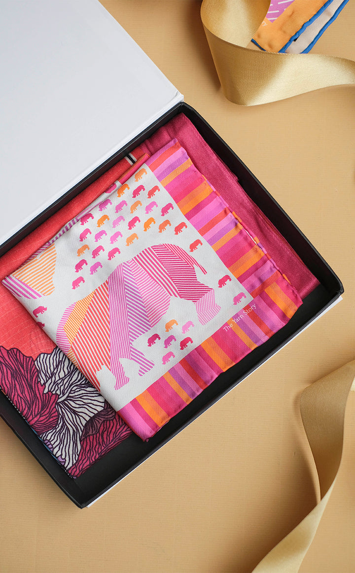 Fuchsia Ripple His and Her Set