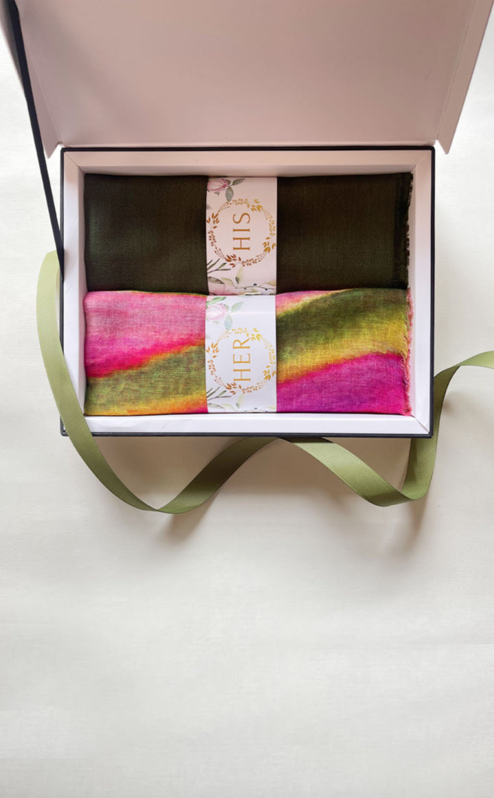 Rainbow Twill His and Her Set