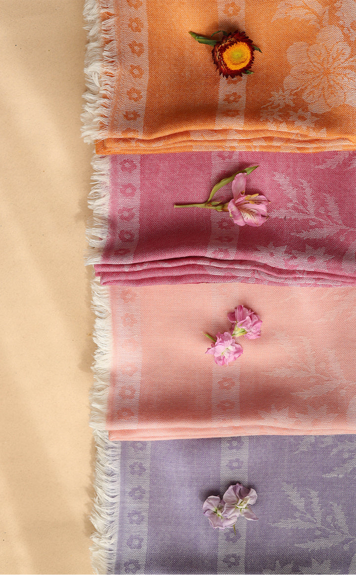 Begonia Floral Wool Jacquard