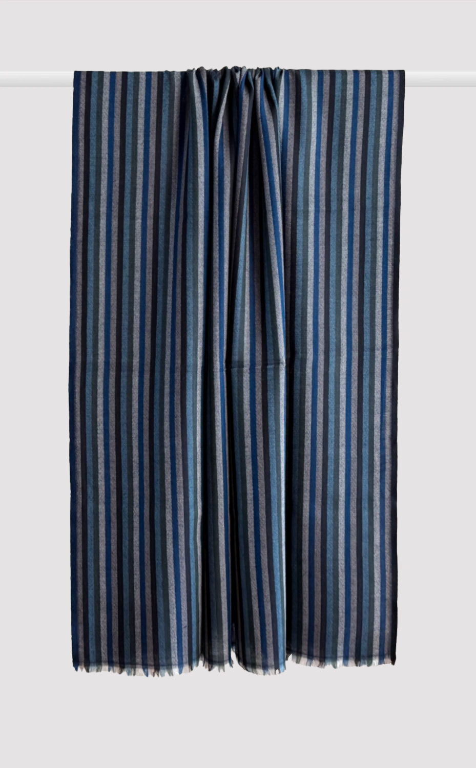 Midnight Stripe Wool Wrap