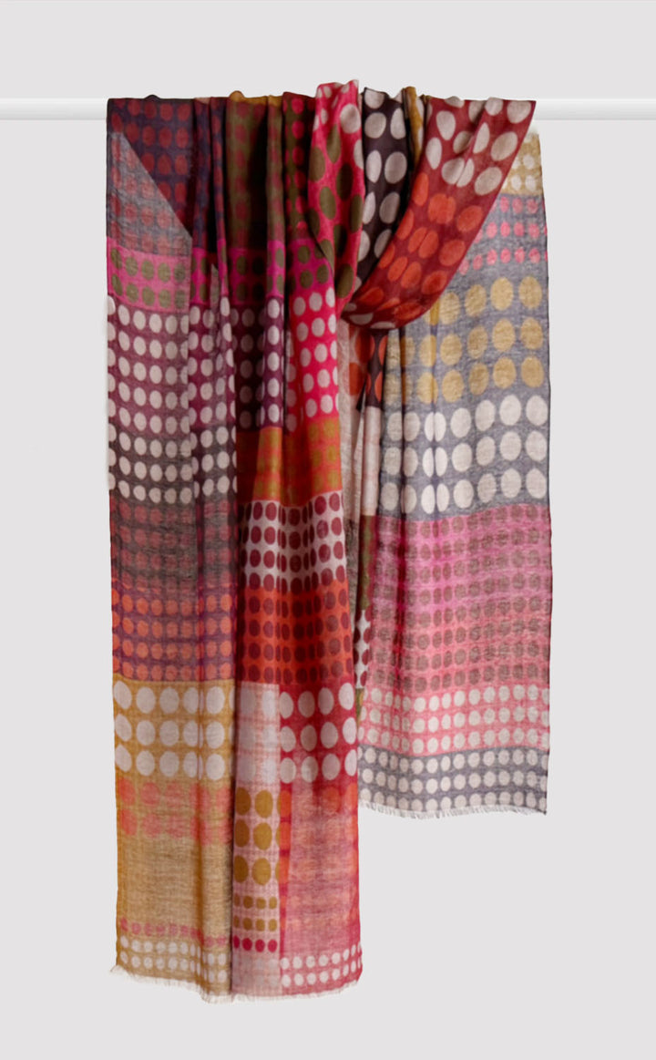 Cinnabar Polka Stole