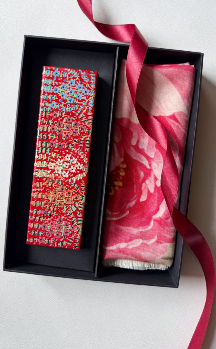 Cerise Kashmiri Gift Set