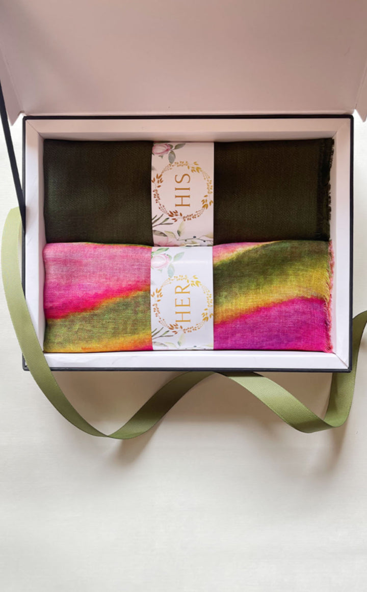 Rainbow Twill His and Her Set