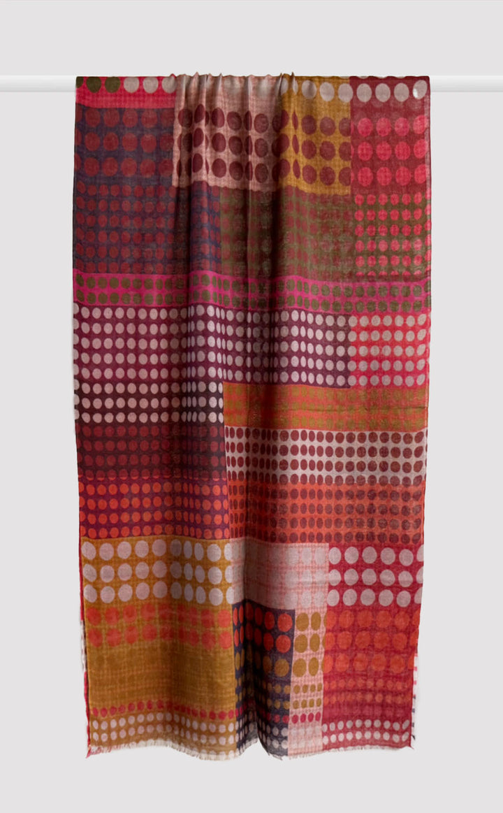 Cinnabar Polka Stole