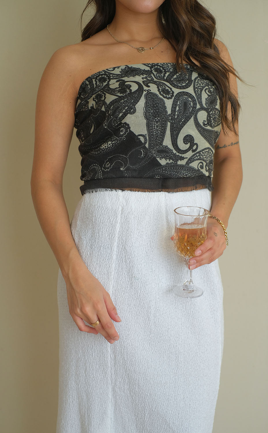Pebble Paisley Scarf