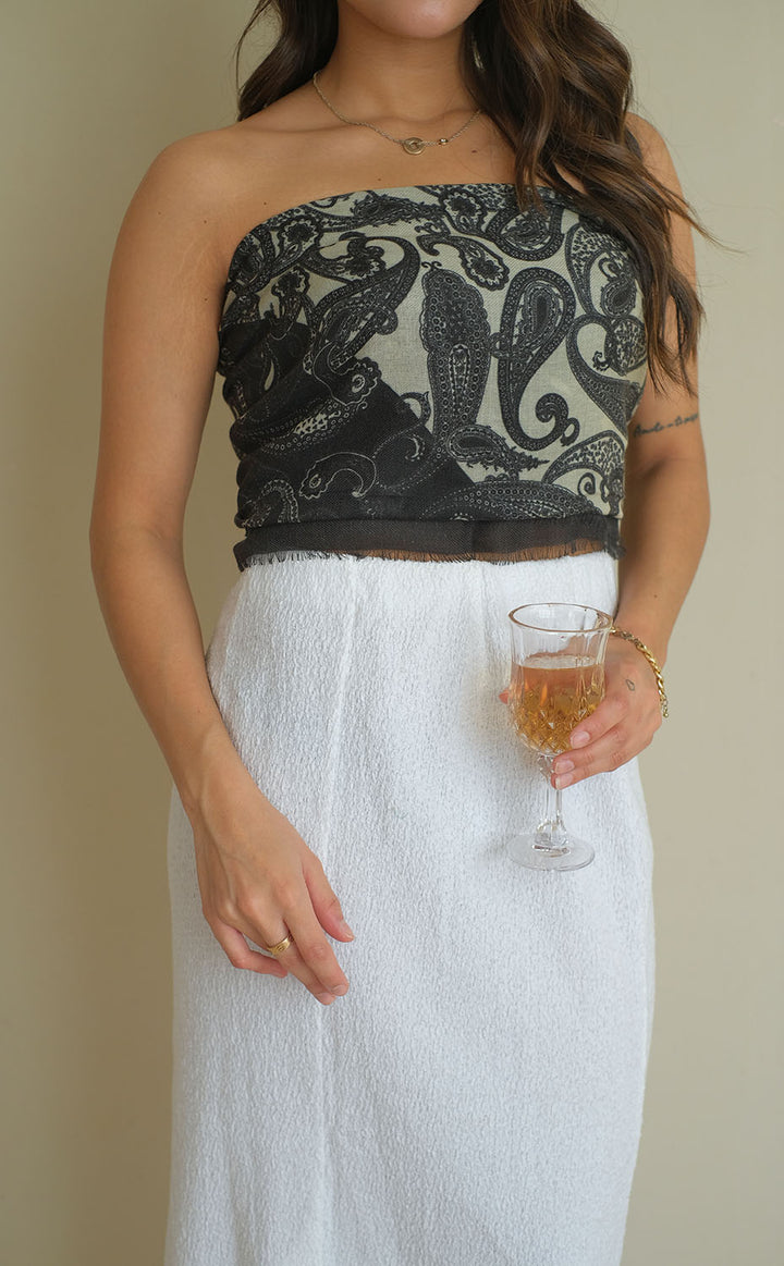 Pebble Paisley Scarf
