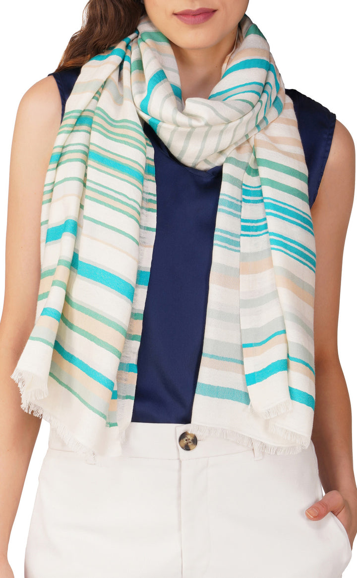 Teal Summer Stripes